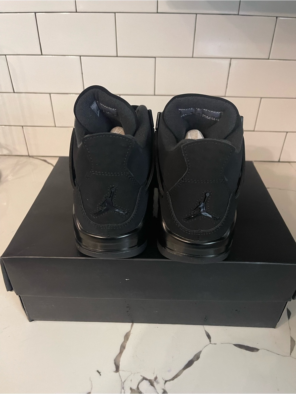 Men’s Retro 4 Black Cat Size 5. - Picture 7 of 8